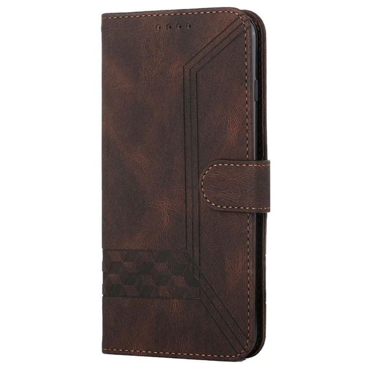 Série YX0010 pour TECNO Camon 30 4G / 5G Étui en cuir PU Peau-Touch Portefeuille Housse de téléphone - Café