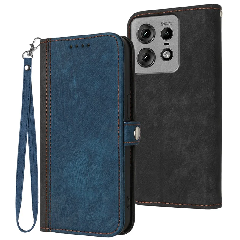 YX0020 Per Motorola Edge 50 Pro 5G Case Custodia in Pelle Protezione Totale - Zaffiro