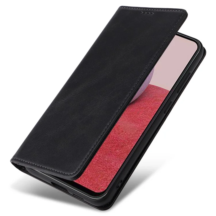 For Samsung Galaxy A14 5G Case Wallet Leather Flip Phone Cover RFID Blocking - Black