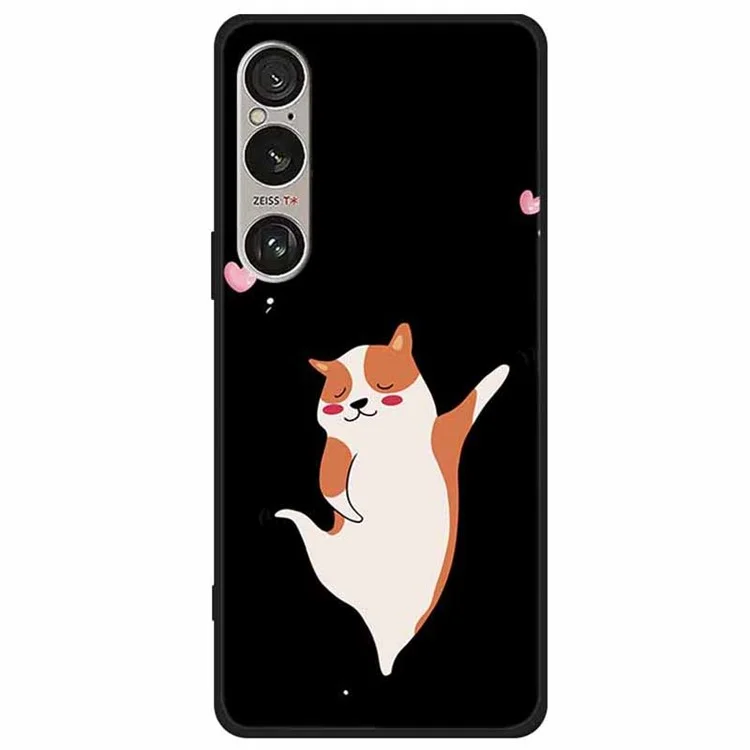 Для Sony Xperia 1 VI Case Pattern Printed Shockproof Soft TPU Phone Cover - Corgi