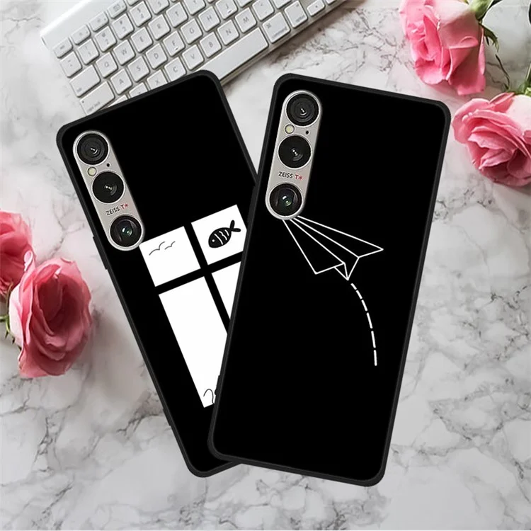 Для Sony Xperia 1 VI Case Pattern Printed Shockproof Soft TPU Phone Cover - Corgi