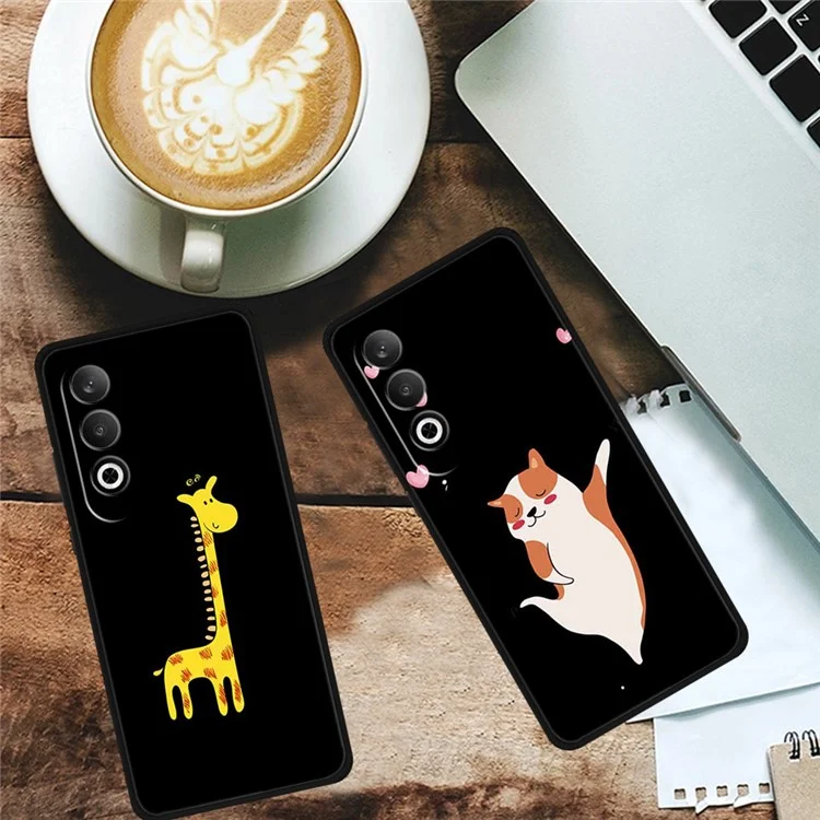Pour OnePlus Nord CE4 5G / Oppo K12, étui TPU avec motif imprimé, protection anti-chute - Bonhomme de neige