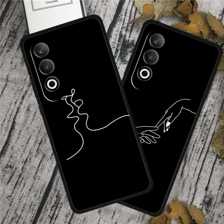 Pour OnePlus Nord CE4 5G / Oppo K12, étui TPU avec motif imprimé, protection anti-chute - Bonhomme de neige