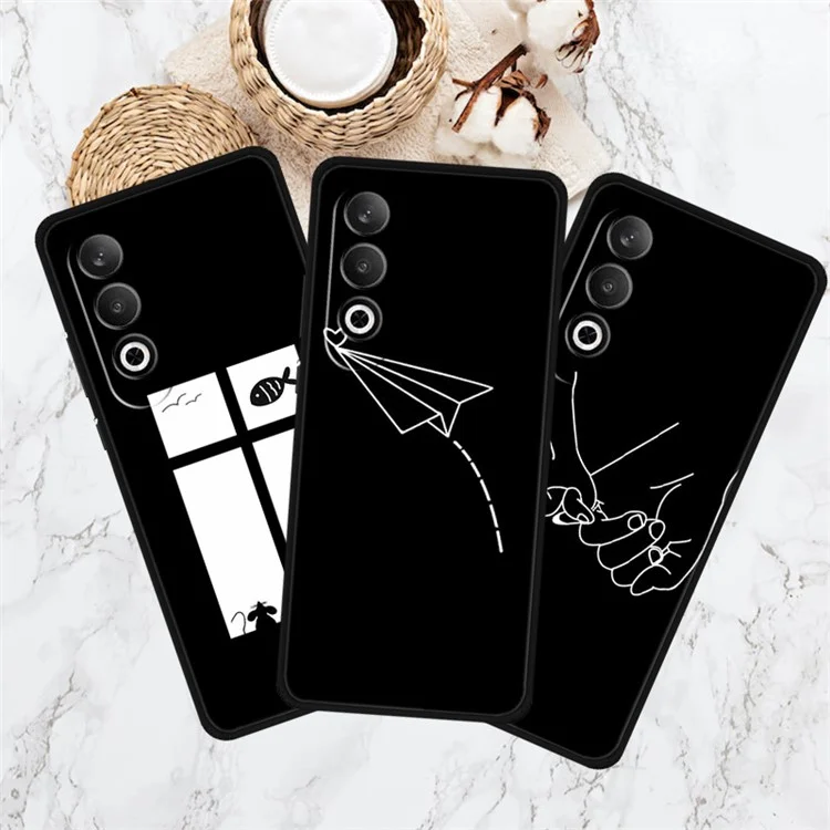 Pour OnePlus Nord CE4 5G / Oppo K12, étui TPU avec motif imprimé, protection anti-chute - Bonhomme de neige