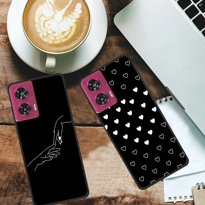 For Motorola Edge 50 Fusion 5G Case Soft TPU Mobile Phone Cover Pattern Printed -  Live Laugh Love