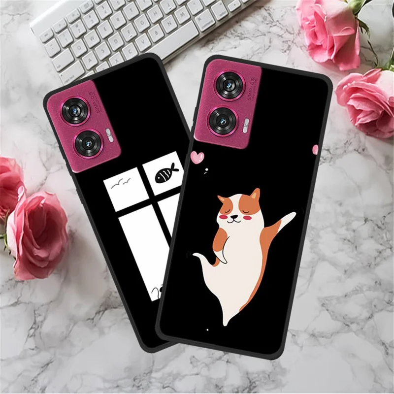For Motorola Edge 50 Fusion 5G Case Soft TPU Mobile Phone Cover Pattern Printed -  Live Laugh Love