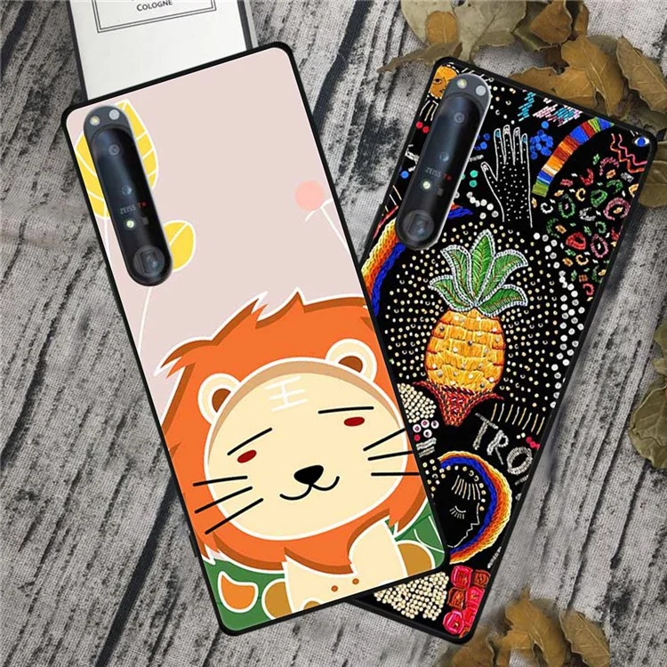 Für Sony Xperia 1 IV 5G Case Pattern Printing Soft TPU Handy-Hülle - Herrlicher Schmetterling