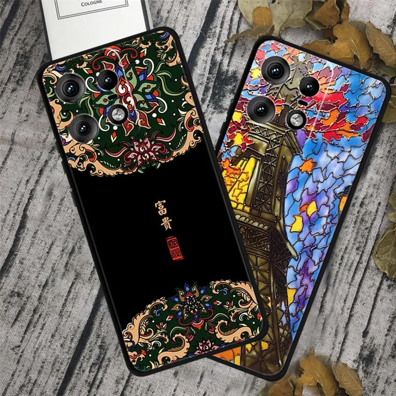 For Motorola Edge 50 Pro 5G Case Pattern Printed Flexible TPU Phone Cover - Fortunate Arrival