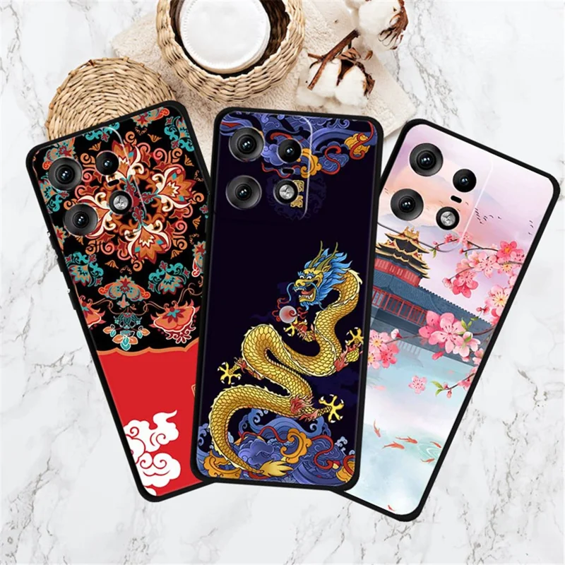 For Motorola Edge 50 Pro 5G Case Pattern Printed Flexible TPU Phone Cover - Fortunate Arrival