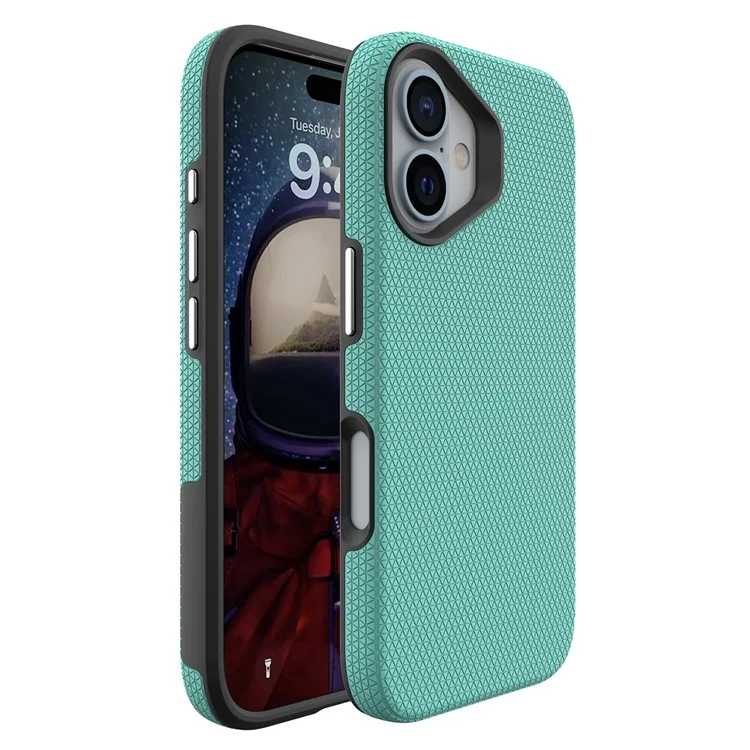 Custodia per iPhone 16 compatibile con MagSafe, cover protettiva in TPU+PC - Verde menta