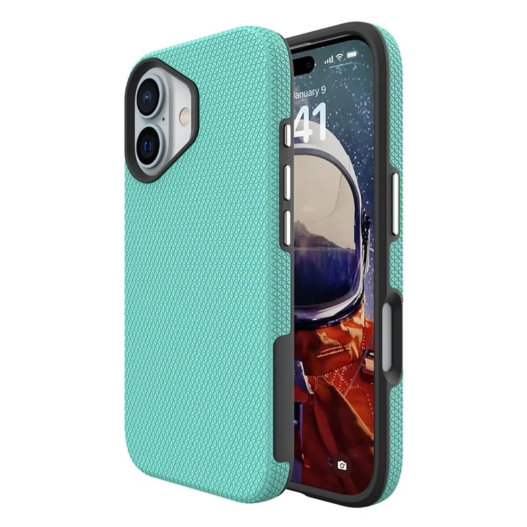 Custodia per iPhone 16 compatibile con MagSafe, cover protettiva in TPU+PC - Verde menta
