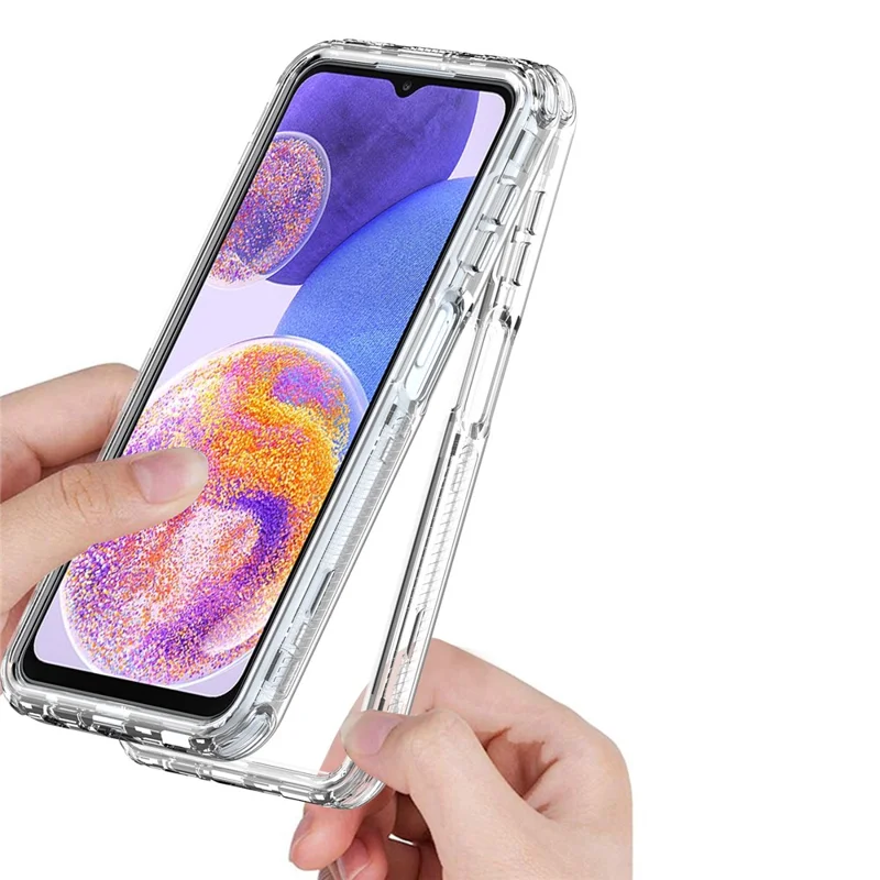 For Samsung Galaxy A23 4G / A23 5G (Global Version) Clear Case Acrylic+TPU Anti-drop Phone Cover