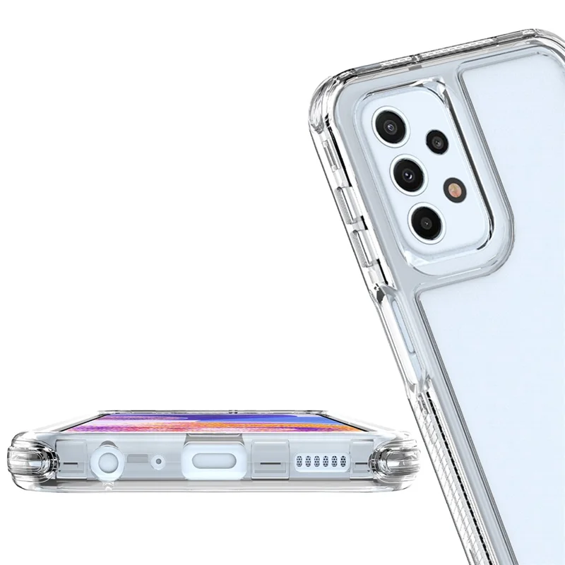 For Samsung Galaxy A23 4G / A23 5G (Global Version) Clear Case Acrylic+TPU Anti-drop Phone Cover