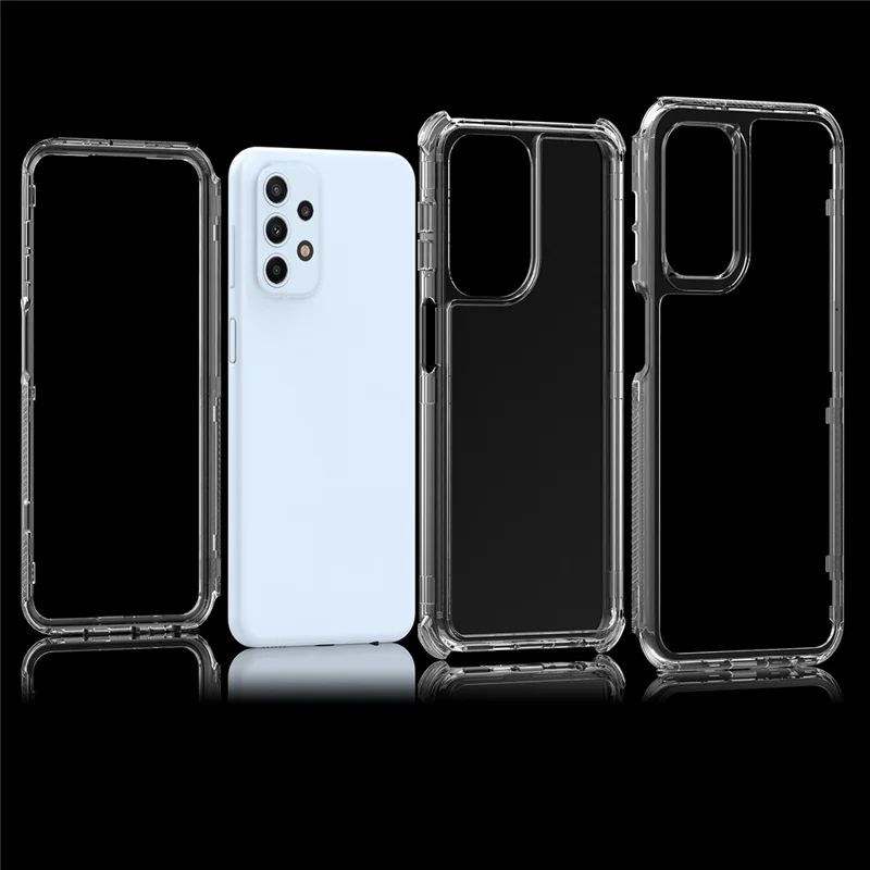 For Samsung Galaxy A23 4G / A23 5G (Global Version) Clear Case Acrylic+TPU Anti-drop Phone Cover