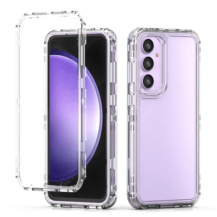 Für Samsung Galaxy S23 FE Hülle Klar Acryl+TPU Kratzfest Handyhülle