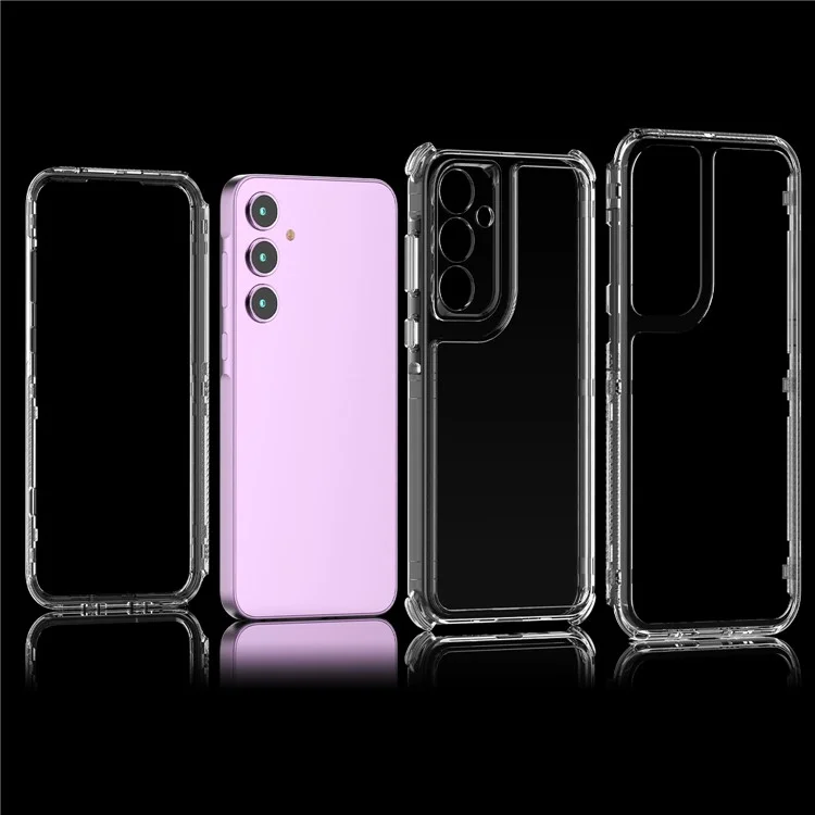 Para Samsung Galaxy A35 5G Case Acrylic+TPU Crystal Clear Phone Cover