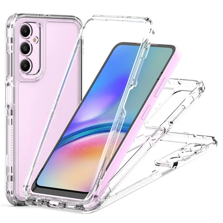 Для Samsung Galaxy A05s 4G Clear Case Acrylic+TPU Phone Cover 3-in-1