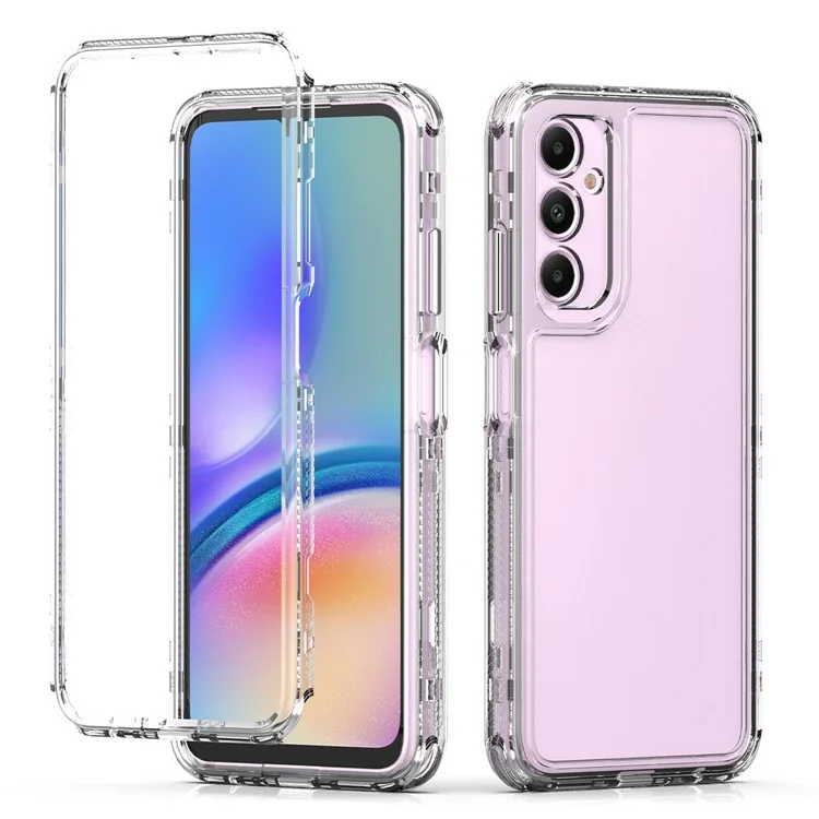 Для Samsung Galaxy A05s 4G Clear Case Acrylic+TPU Phone Cover 3-in-1