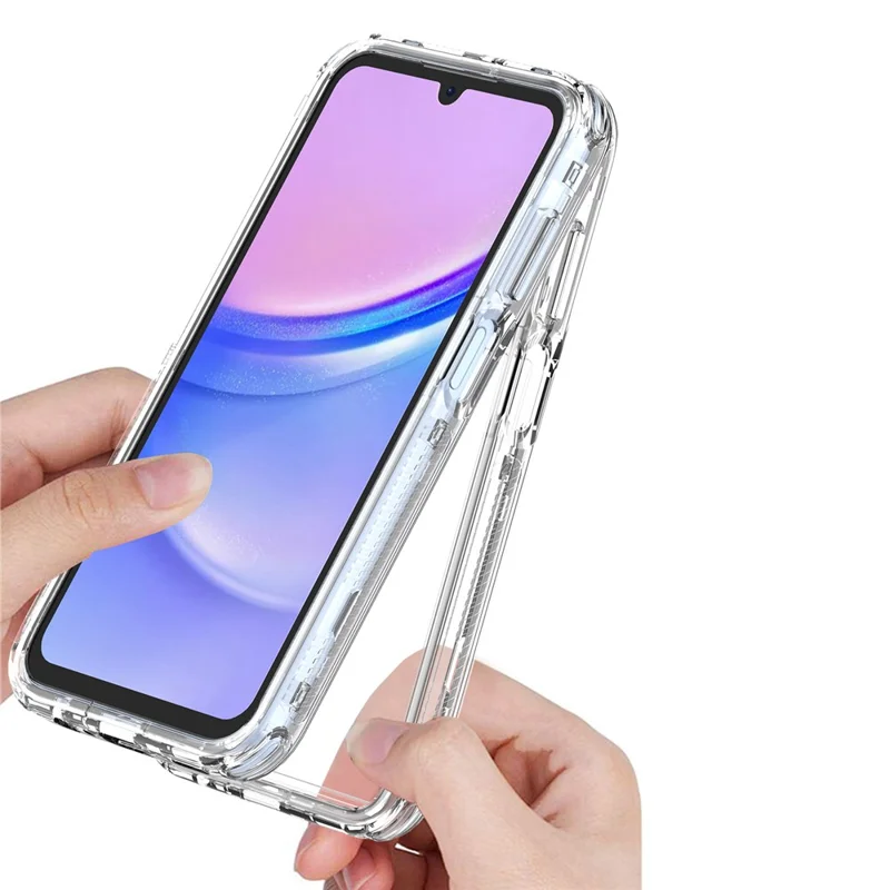 Для Samsung Galaxy A15 4G / 5G Чехол Acrylic+TPU Ударопрочный Clear Phone Cover