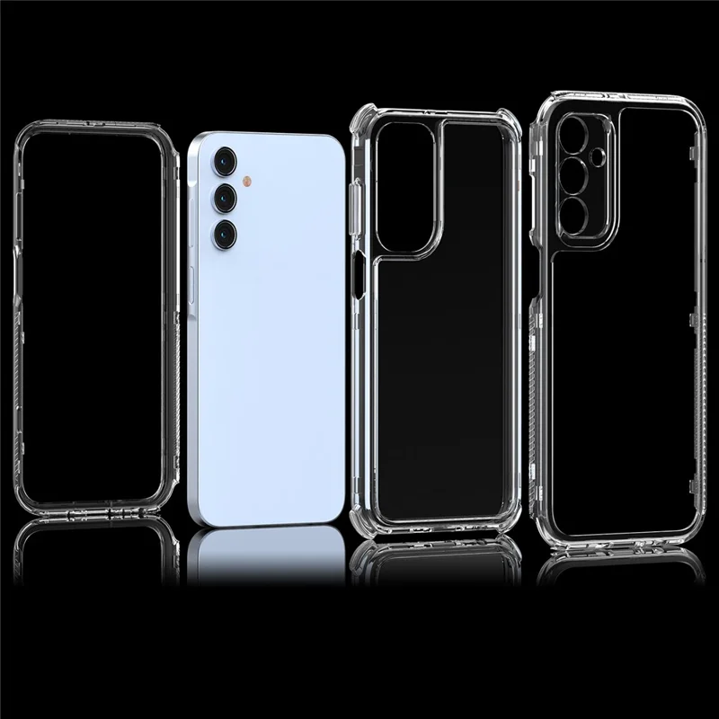 Для Samsung Galaxy A15 4G / 5G Чехол Acrylic+TPU Ударопрочный Clear Phone Cover