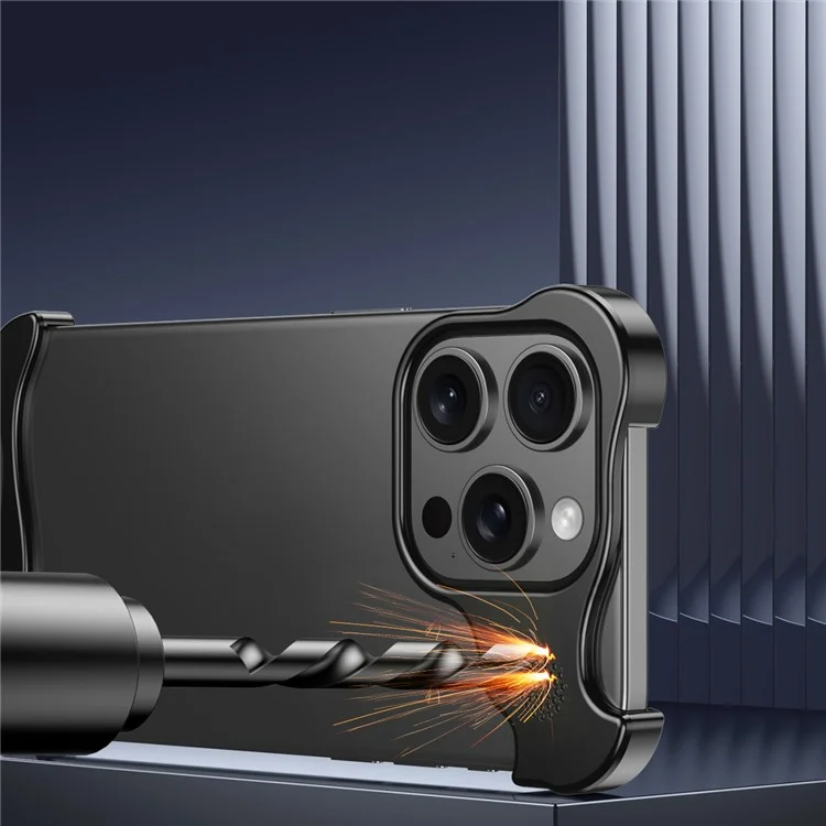 Чехол-бампер для iPhone 12 Pro Max с металлической крышкой и ароматерапевтической таблеткой - черный