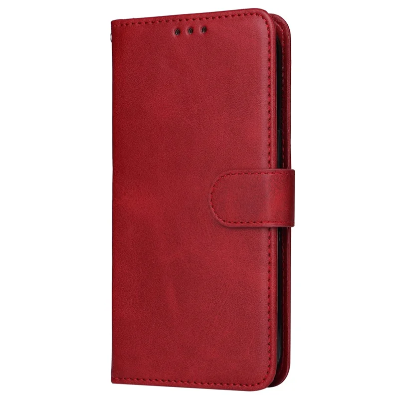 For Sony Xperia 5 VI Case Leather Phone Cover with 3 Card Slots Wallet - Red