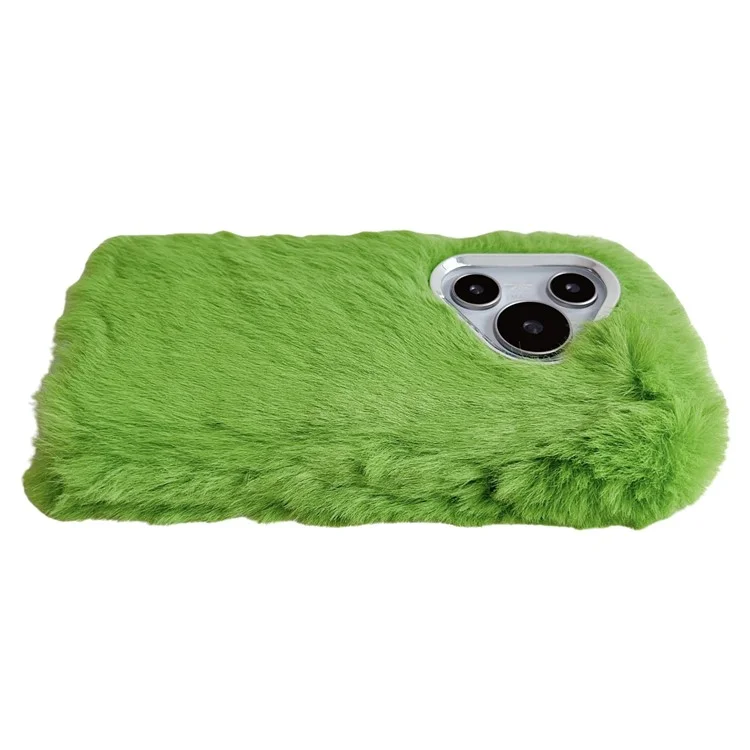 Per Huawei Pura 70 Cell Phone Cases Silver Camera Frame Fluffy TPU Cover - Verde