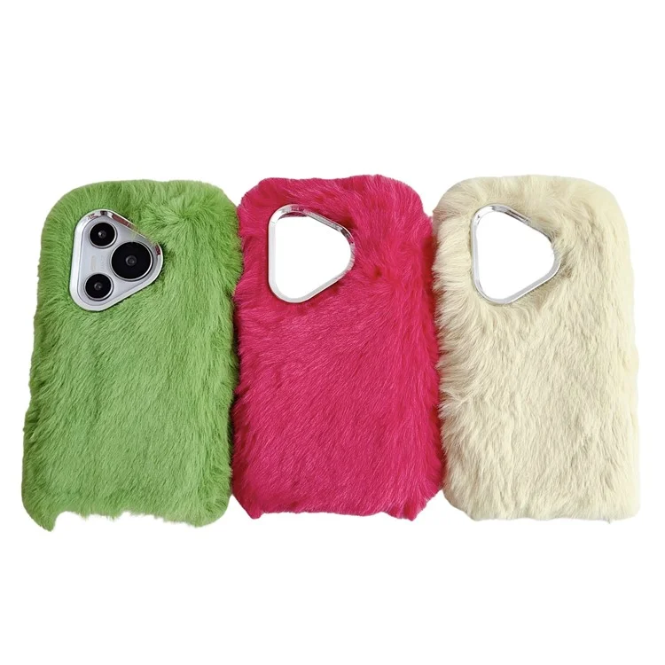 Per Huawei Pura 70 Cell Phone Cases Silver Camera Frame Fluffy TPU Cover - Verde