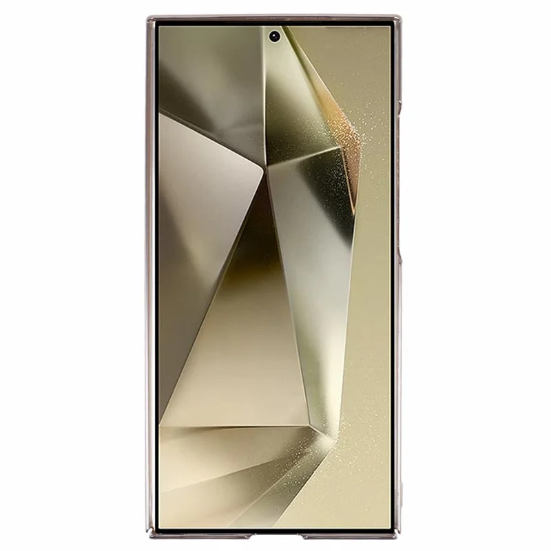 X-LEVEL Para Samsung Galaxy S23 Ultra Case Anti-Scratch Hard PC Transparent Phone Cover - Dourado