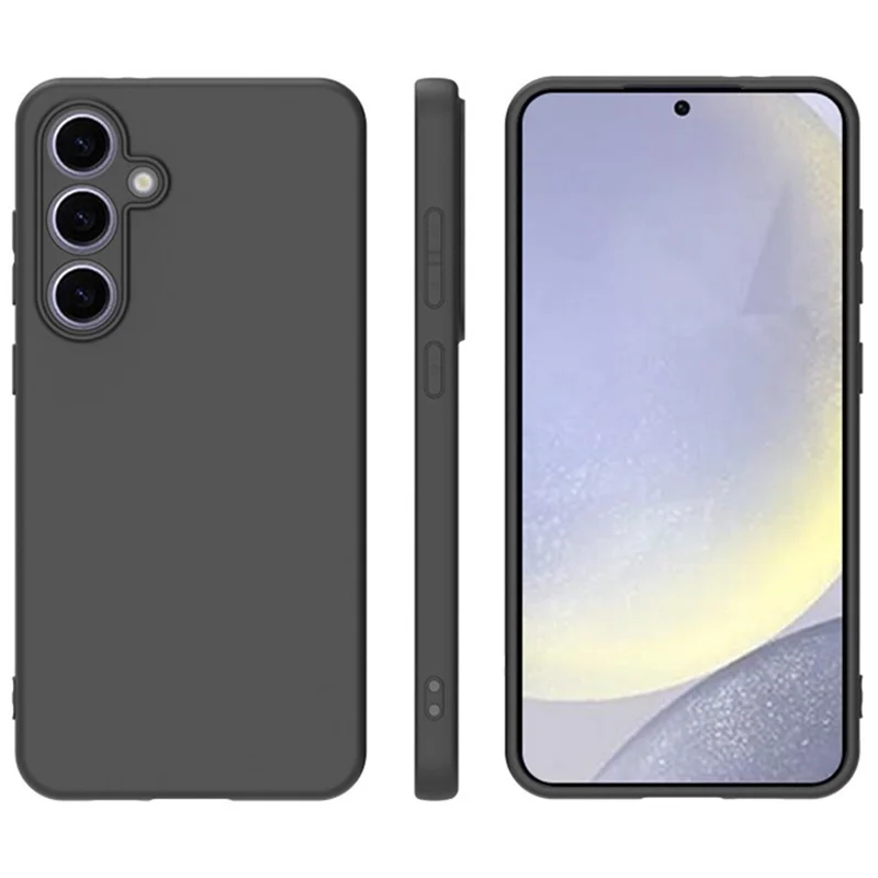Funda para Samsung Galaxy S24 FE Carcasa de TPU con acabado mate Cortes precisos Protección de la lente
