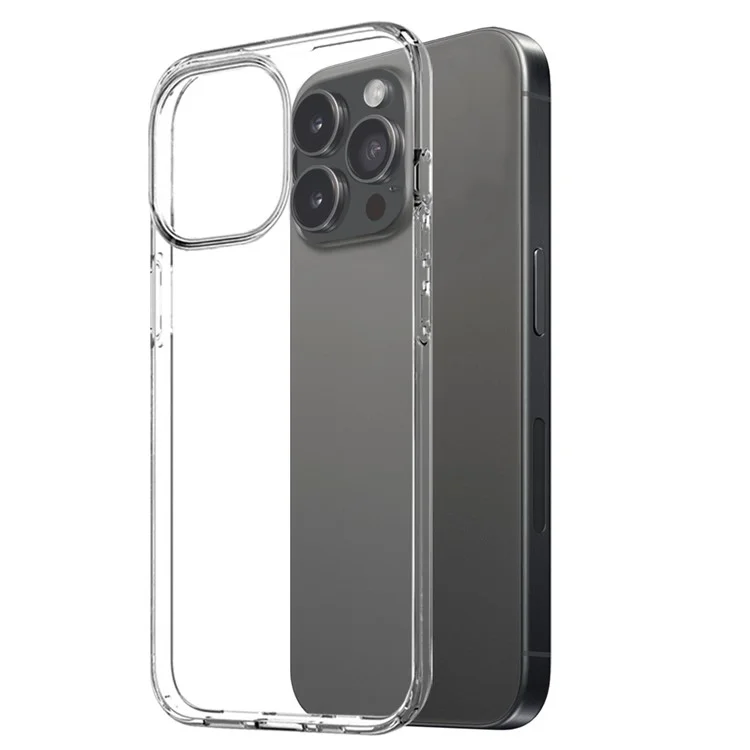 NORTHJO para iPhone 16 Pro Funda de Teléfono TPU con Protector de Pantalla Frontal + Protector de Lente 3 en 1