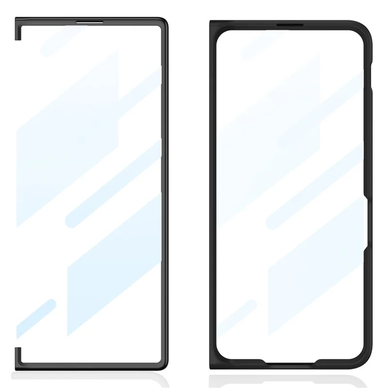 GKK For Samsung Galaxy Z Fold6 5G Case Super Slim PC Phone Cover with Screen Protector - Silver