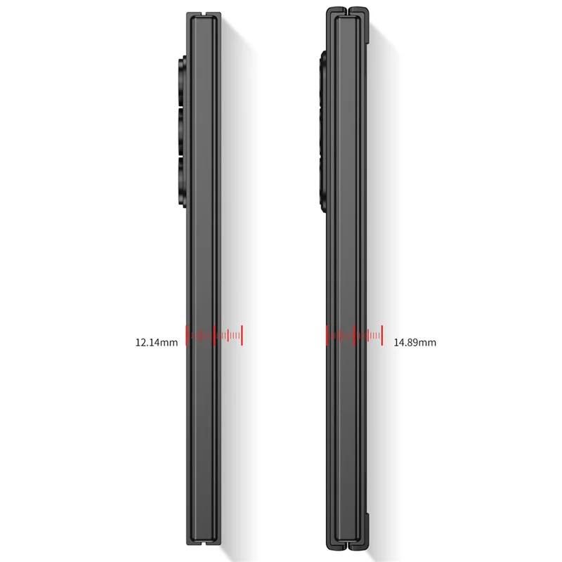 GKK For Samsung Galaxy Z Fold6 5G Case Super Slim PC Phone Cover with Screen Protector - Silver