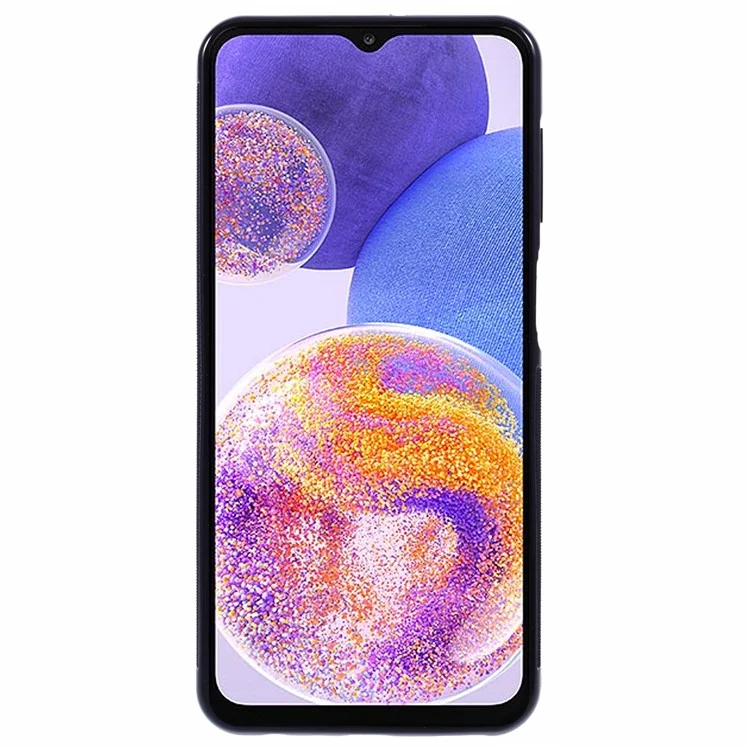 Для Samsung Galaxy A23 4G / A23 5G (глобальная версия) Чехол-антидетектор Чехол для телефона с держателем для карт и подставкой - серый