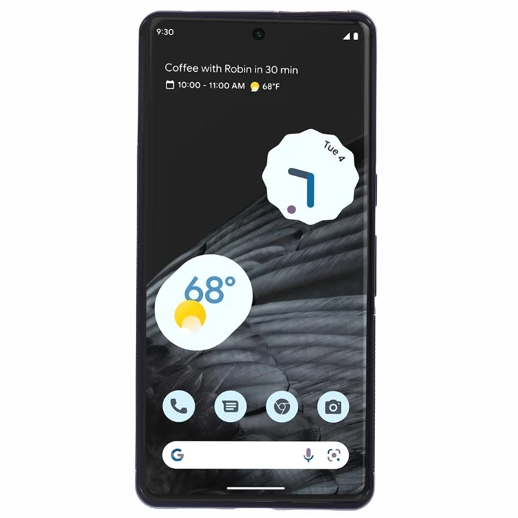 Для Google Pixel 7 Pro 5G Чехол с Anti-Scratch Card Holder Phone Cover с подставкой - Розовое золото