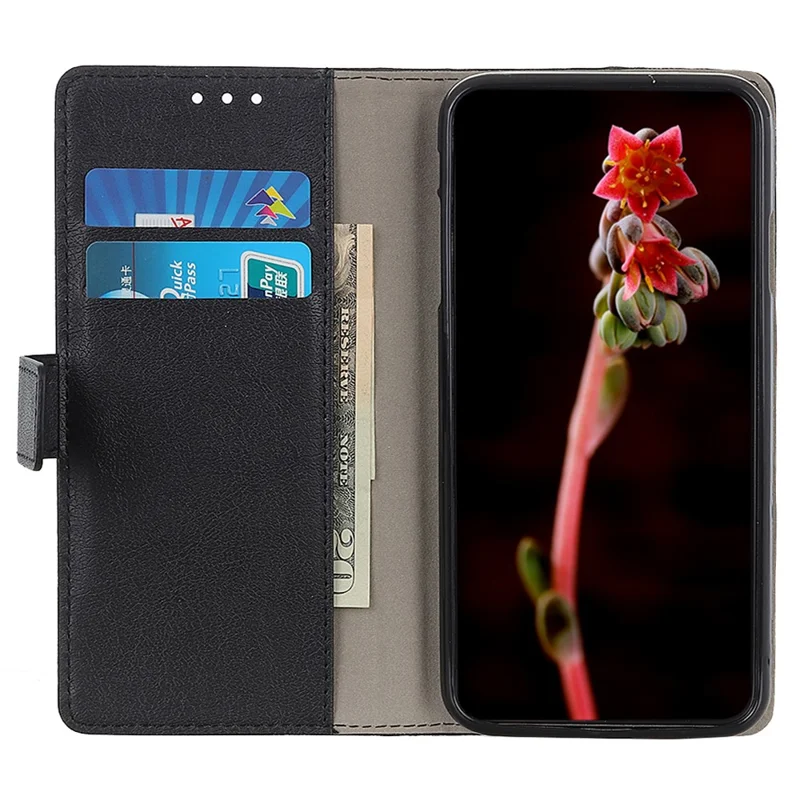 For Samsung Galaxy S24 FE Case PU Leather Wallet Magnetic Clasp Phone Cover - Sort
