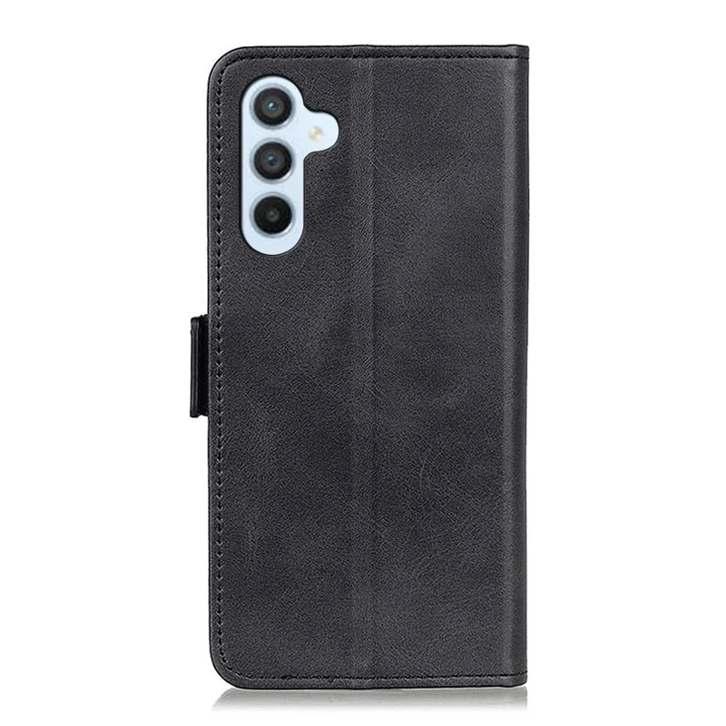 Funda para Samsung Galaxy S24 FE, de cuero resistente a golpes y con soporte, color negro