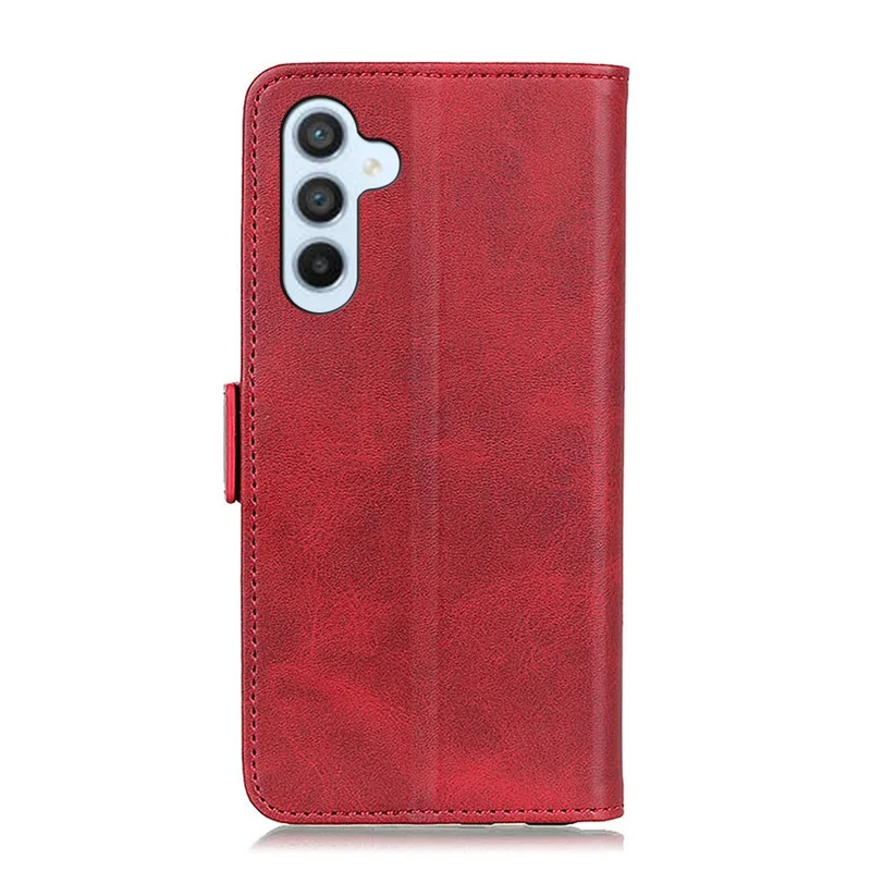 For Samsung Galaxy S24 FE Case Shockproof Leather Wallet Stand Phone Cover - Red