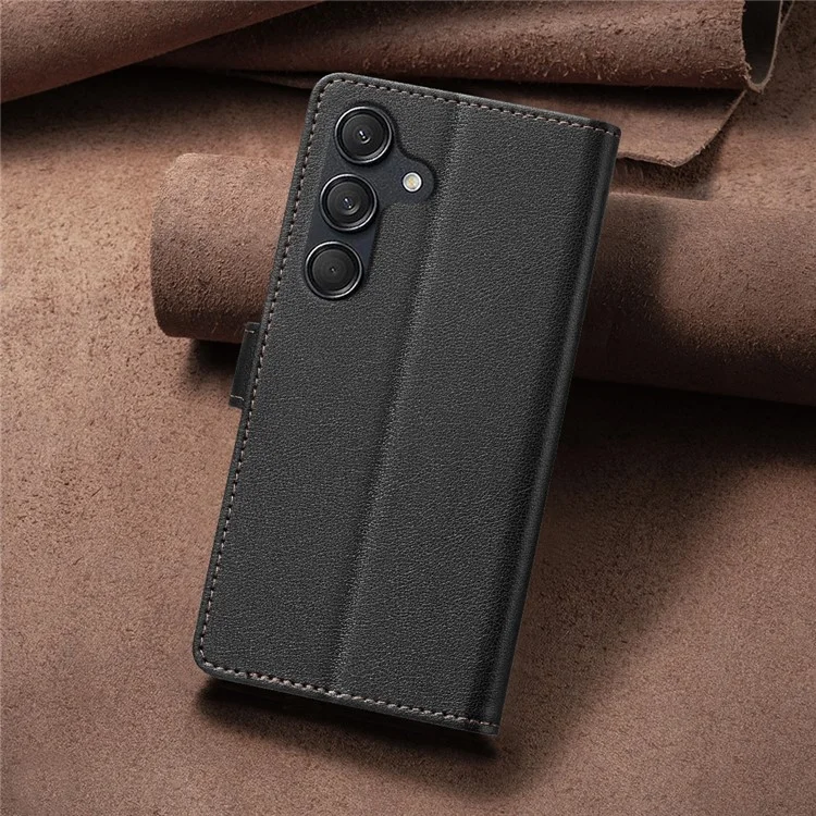 BINFEN COLOR BF32 Para Samsung Galaxy M55 5G / C55 5G / F55 5G Funda de Teléfono de Cuero PU con Bloqueo RFID - Negro