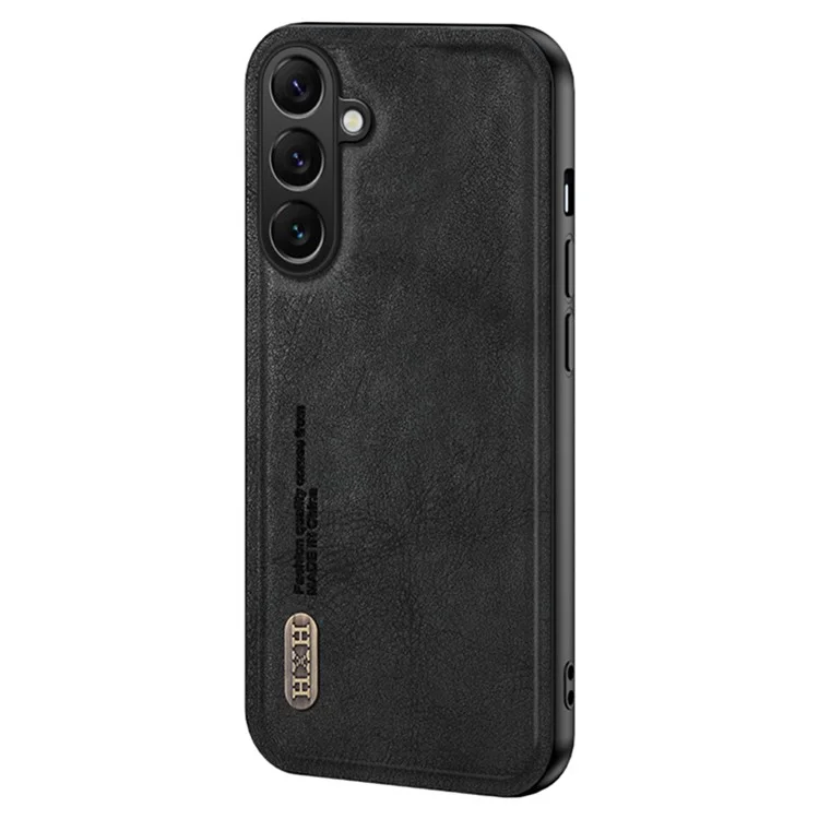 Per Samsung Galaxy F15 5G Custodia Telefonica Opaca TPU+PU Custodia Telefonica Compatibile con Supporto Magnetico per Auto - Nero