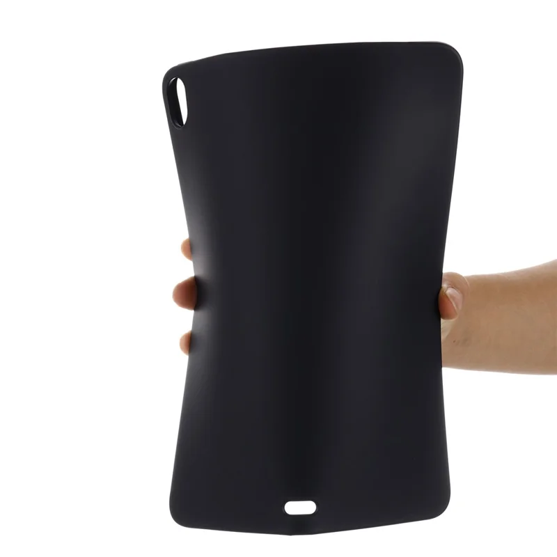 Étui pour iPad Air 13 (2024) Case Liquid Silicone Scratch Resistant Tablet Cover - Noir