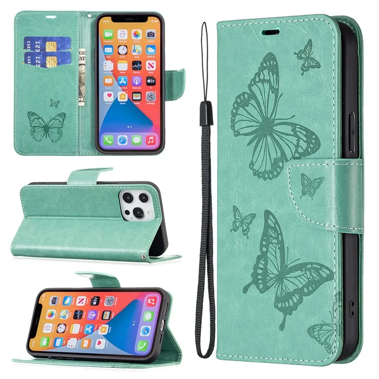 For iPhone 16 Plus Anti-Scratch Phone Stand Case Wallet Leather Phone Cover - Green