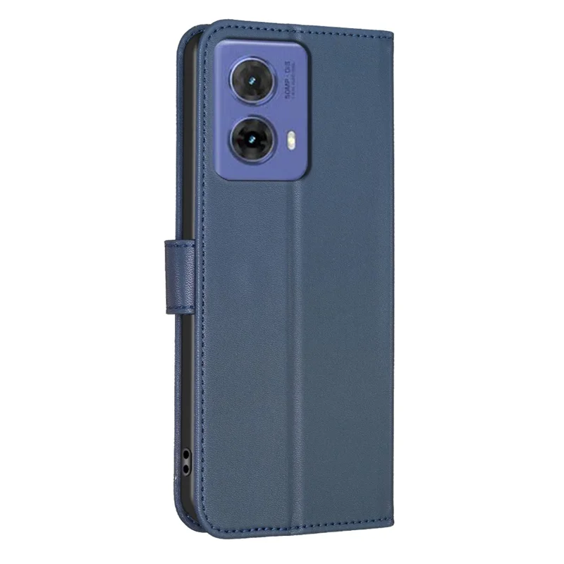 For Motorola Moto G85 5G / S50 Neo 5G Case Clover Pattern PU Leather Wallet Phone Cover - Blue