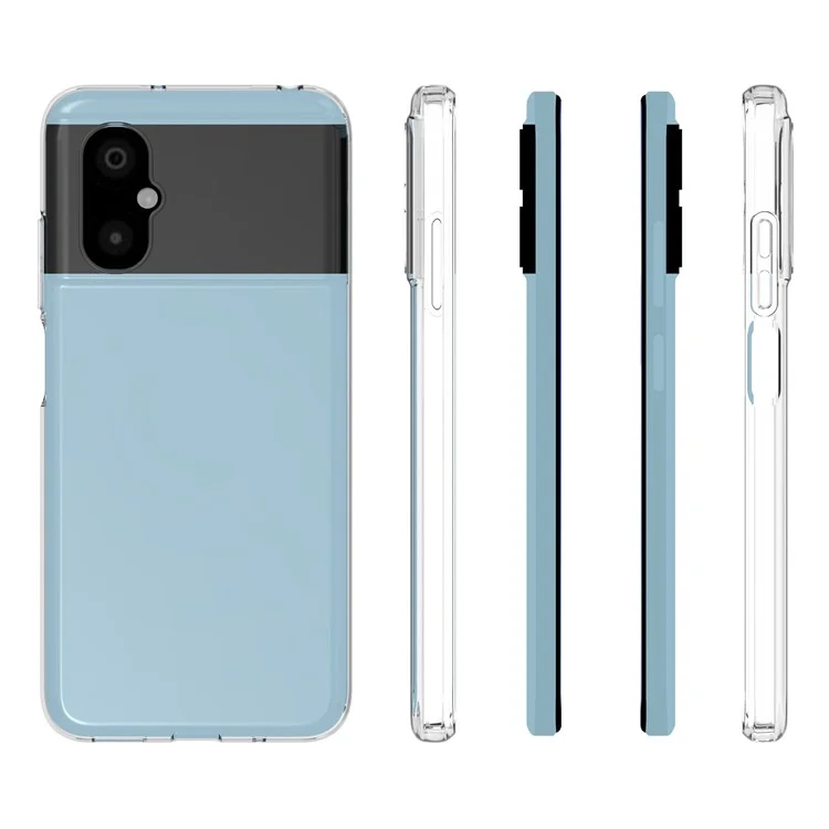 10 шт / Пакет TPU Case Для Xiaomi Poco M4 5G, Прозрачная Внутренняя Крышка Сотового Телефона Без Скрещивания.