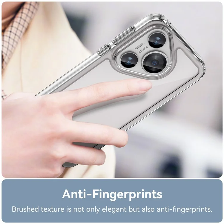 Para Huawei Pura 70 Case Electroplated Buttons Ultra-Clear Phone Cover (Big Rear Lens Hole)