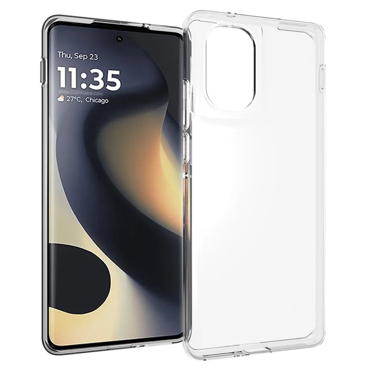 Für Motorola Edge (2024) 5G-Hülle Ultradünne TPU-Klar-Handyhülle