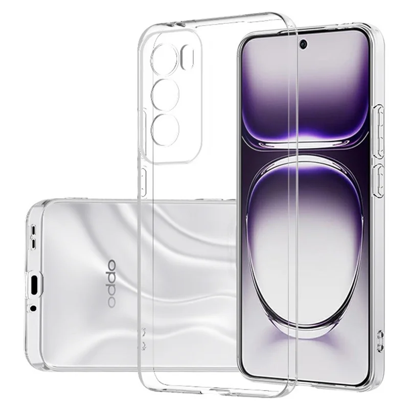 For Oppo Reno12 5G (Global) Case TPU Slim Phone Cover Transparent