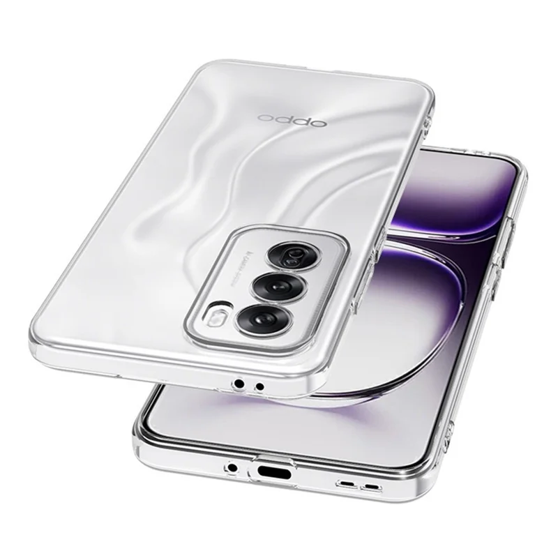 For Oppo Reno12 5G (Global) Case TPU Slim Phone Cover Transparent