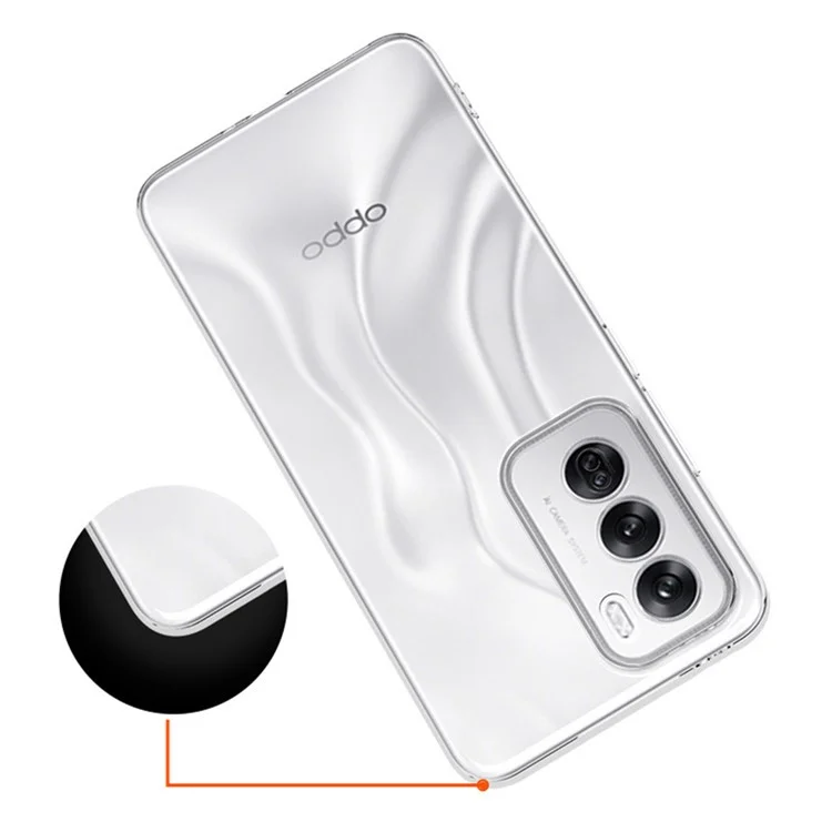 For Oppo Reno12 Pro 5G (Global) Case Clear Ultra Slim TPU Phone Cover