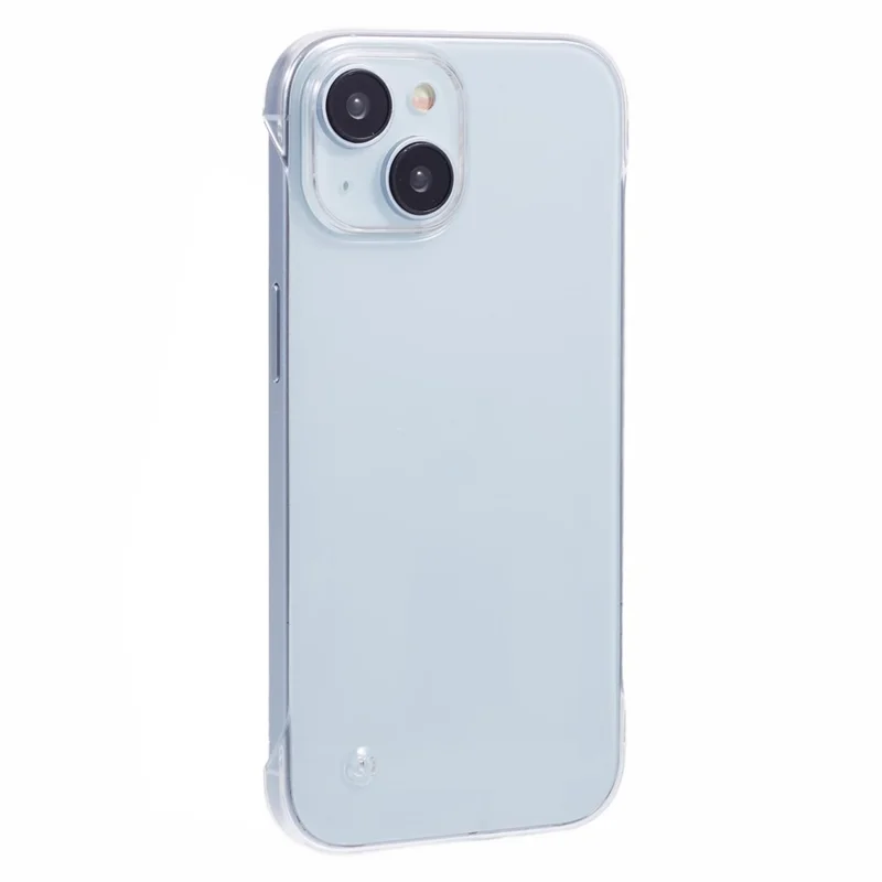 For iPhone 15 Plus Case Hard PC Shockproof Phone Cover Clear Back